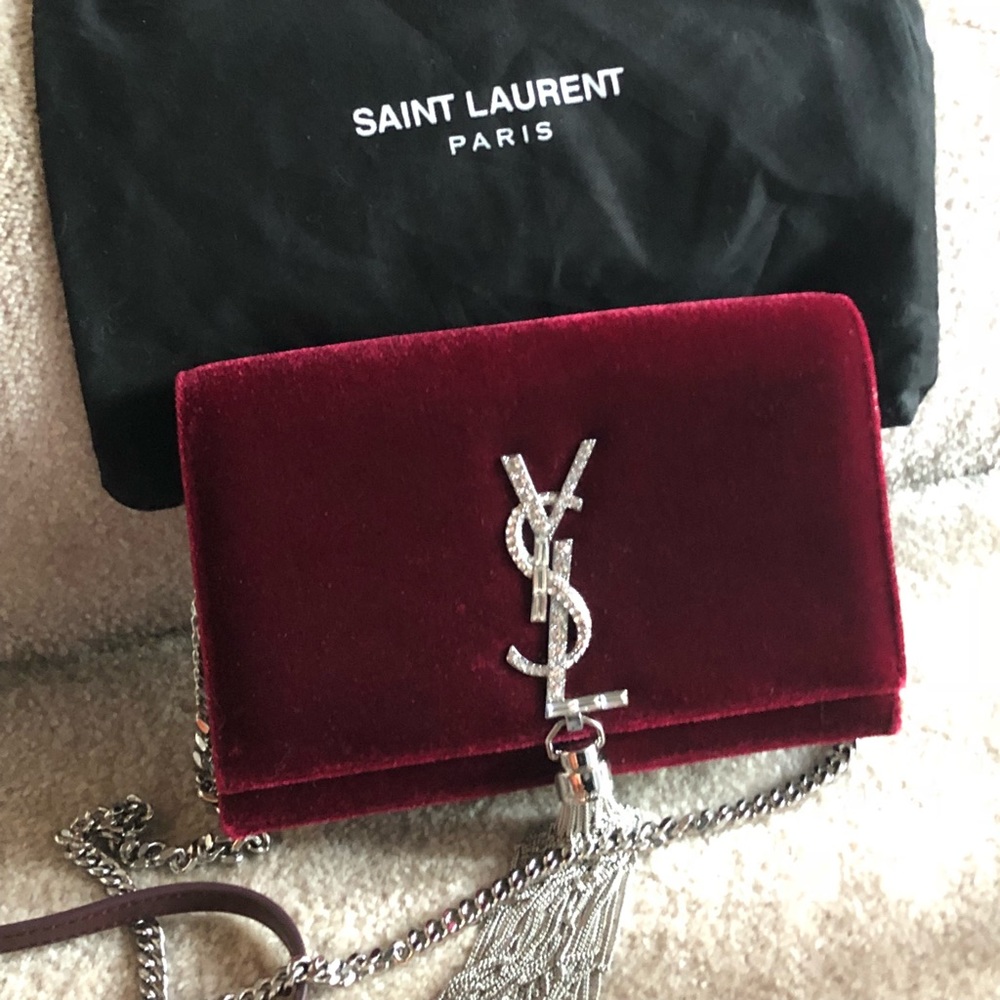 💋AUTHENTIC YSL KATE JEWELED TASSEL💋